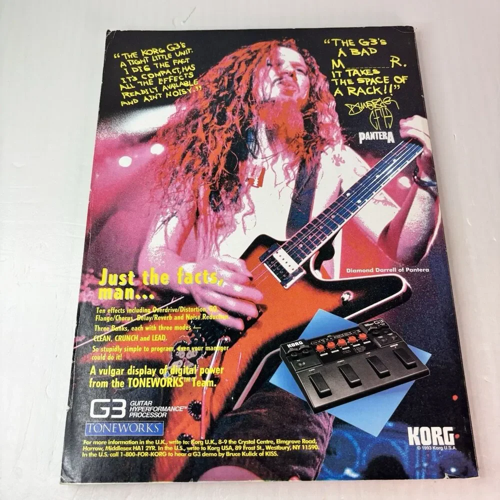 Guitar World Magazine February 1994 Pearl Jam (Beatles Poster Intact) 90s Grunge